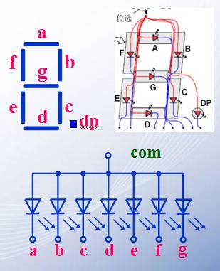 共阳极数码管