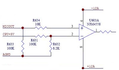 jrc4558引脚图与应用电路及代换型号_电路图分享 JRC4558是一种常见的双运算放大器芯片,常用于音频放大电路,他有两种封装形式,单列,和双列方式,引脚布局分别见下图 单列JRC4558引脚图 双列JRC4558引脚图 4558引脚功能如下:(双列) 1脚 通道1输出 2脚 通道1反相输入 3脚 通道1同相输入 4脚 电源负 5脚 通道2同相输入 6脚 通道2反相输出 7脚 通道2输出 8脚 电源正 JRC4558的内部电路图 JRC4558的应用电路(音频放大器) 他可与如下型号相互代换: M